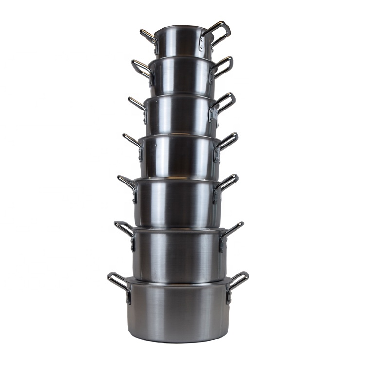 Aluminum cauldron hot selling cooking pots cookware manufacturers