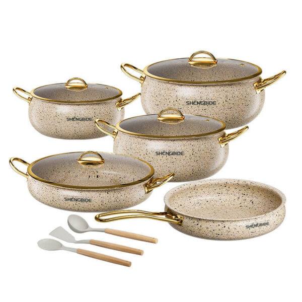12-Piece Stainless Steel Cookware Set with Glass Lids