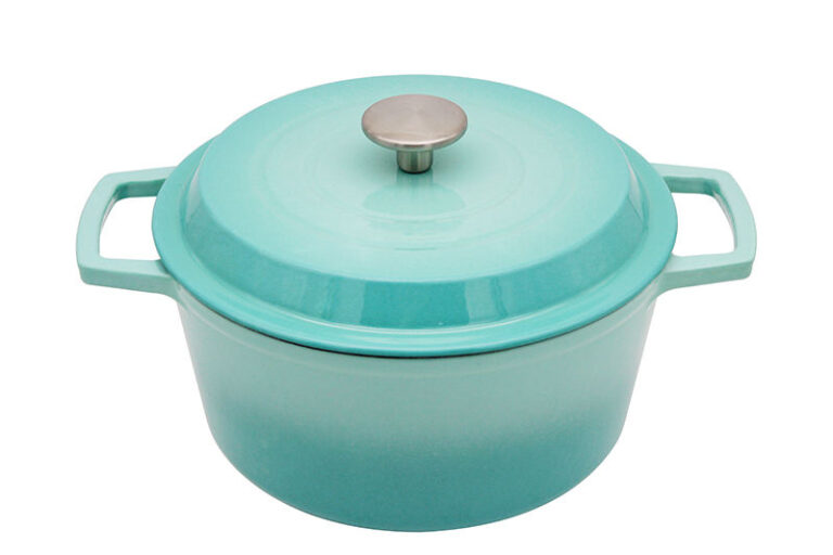 13-Piece Purple Enamel Cast Iron Cookware Set