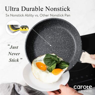 14-Piece Non-Stick Cookware Set with Steamer, Pots and Pans