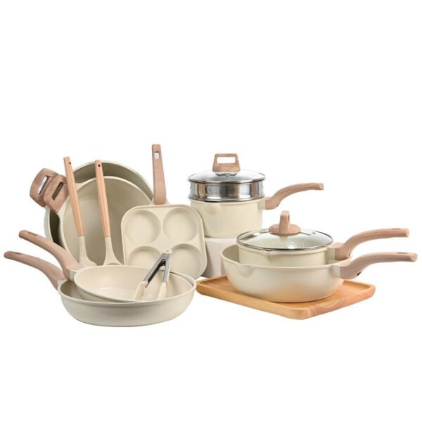 17PCS Maifan Stone Non-Stick Cookware Set
