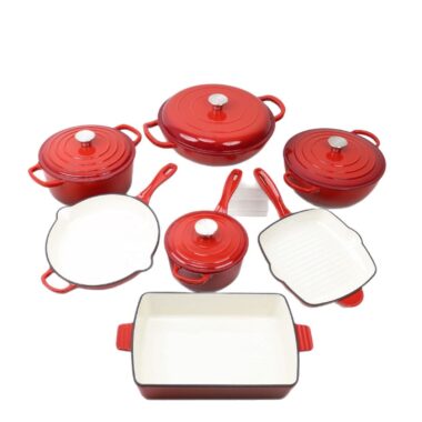  Smartpan Enamel Cast Iron Cookware Set 2025