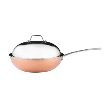 3-Ply Copper Cookware Set with Induction Base and Non-Coating Surface