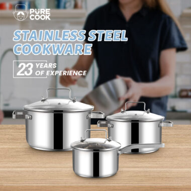  7-Piece Red Non Stick Cast Iron Cookware Set