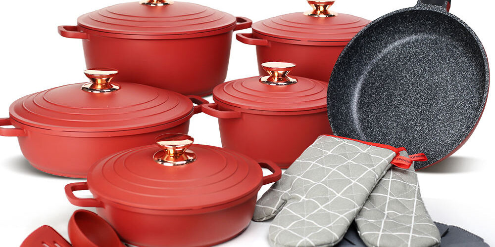 Donnor Cast Aluminum Non-Stick Cookware Set