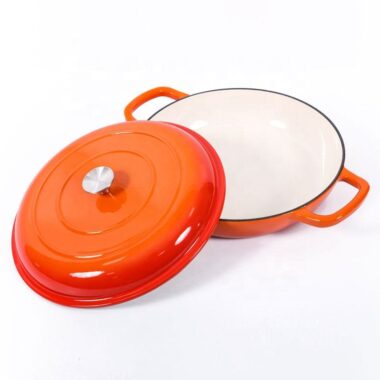 Enameled Cast Iron Dutch Oven Cooking Pot