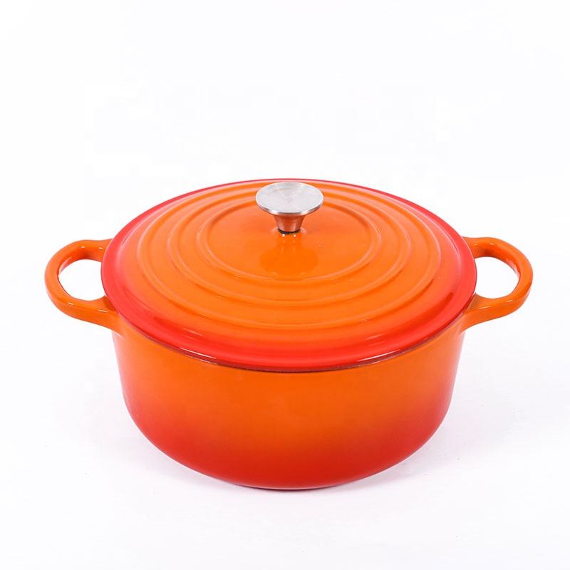Enameled Cast Iron Dutch Oven Cooking Pot