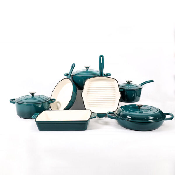 High Grade Enamel Cast Iron Cookware Set