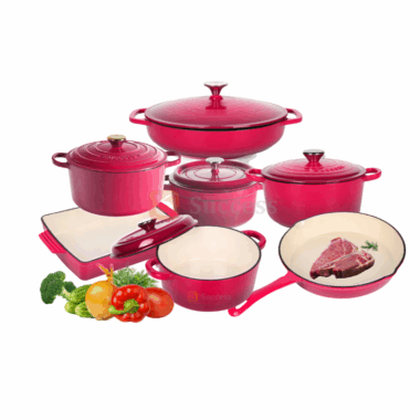 OEM Enamel Cast Iron Casserole Cookware Set by Success Brand