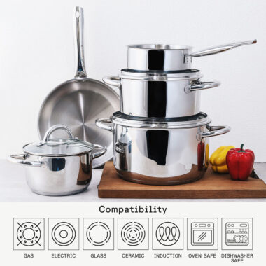 5-Piece Aluminum Nonstick Granite Cookware Set Wholesale